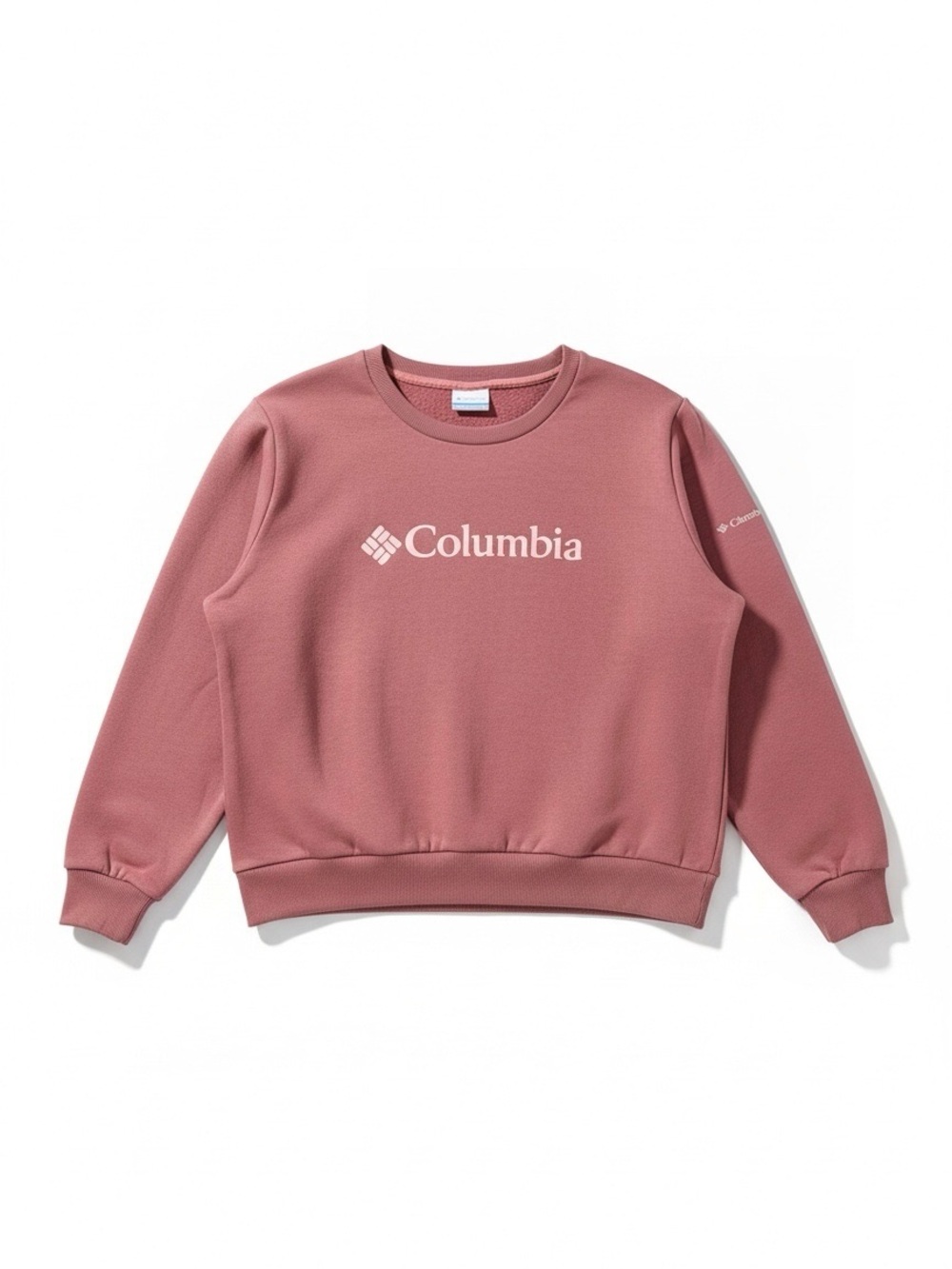 Columbia Women's Sunridge Crew in Deep Coral - sz XL